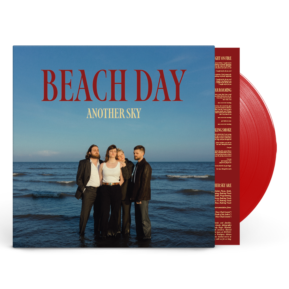 Beach Day Red Color Vinyl Long - Playing Record Album