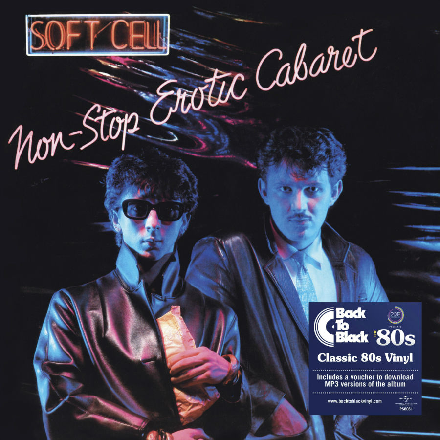 1981 Soft Cell's Non - Stop Erotic Cabaret Vinyl LP with Download Code