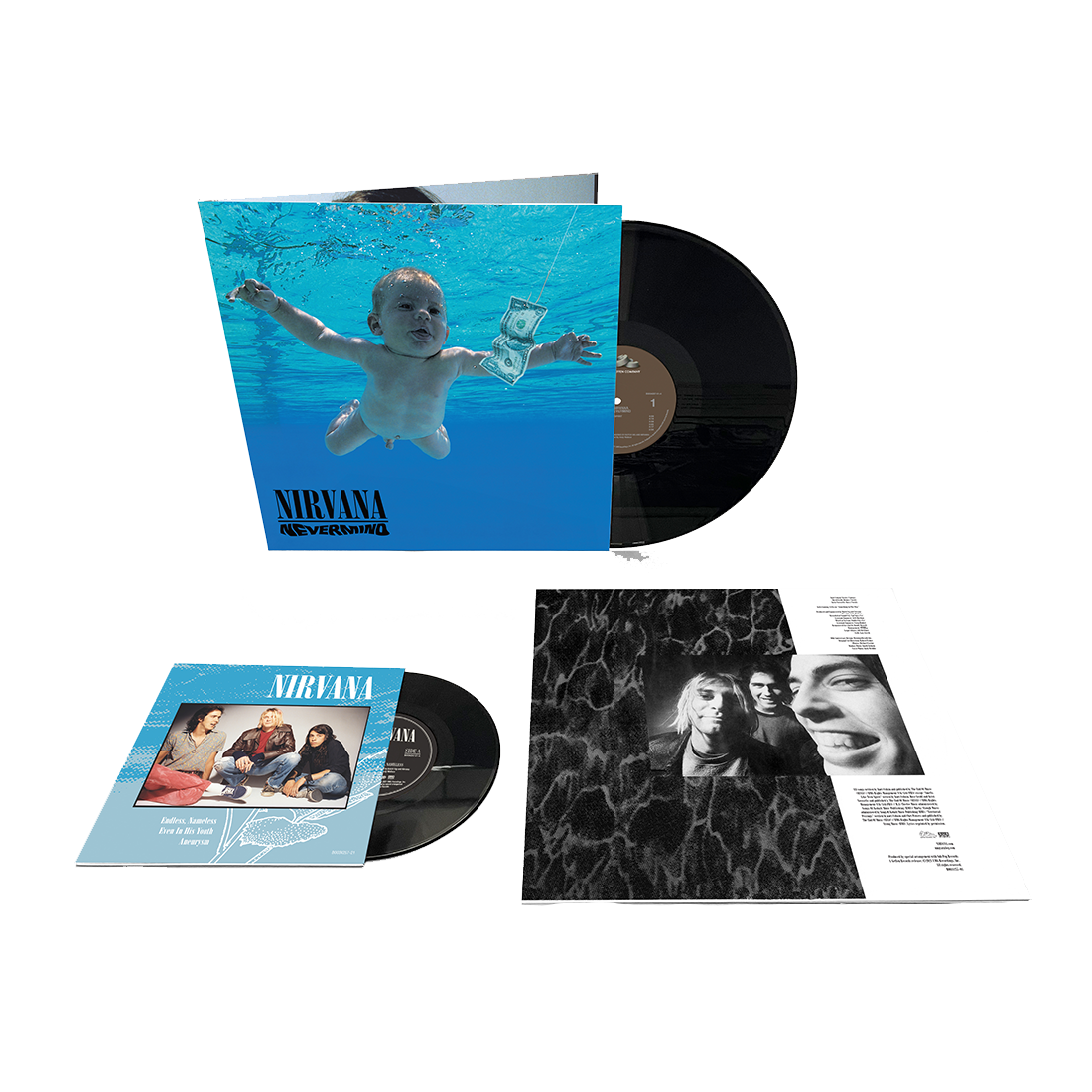 Nirvana's Nevermind 30th Anniversary: Premium Gatefold Vinyl LP + New 7 - inch Single