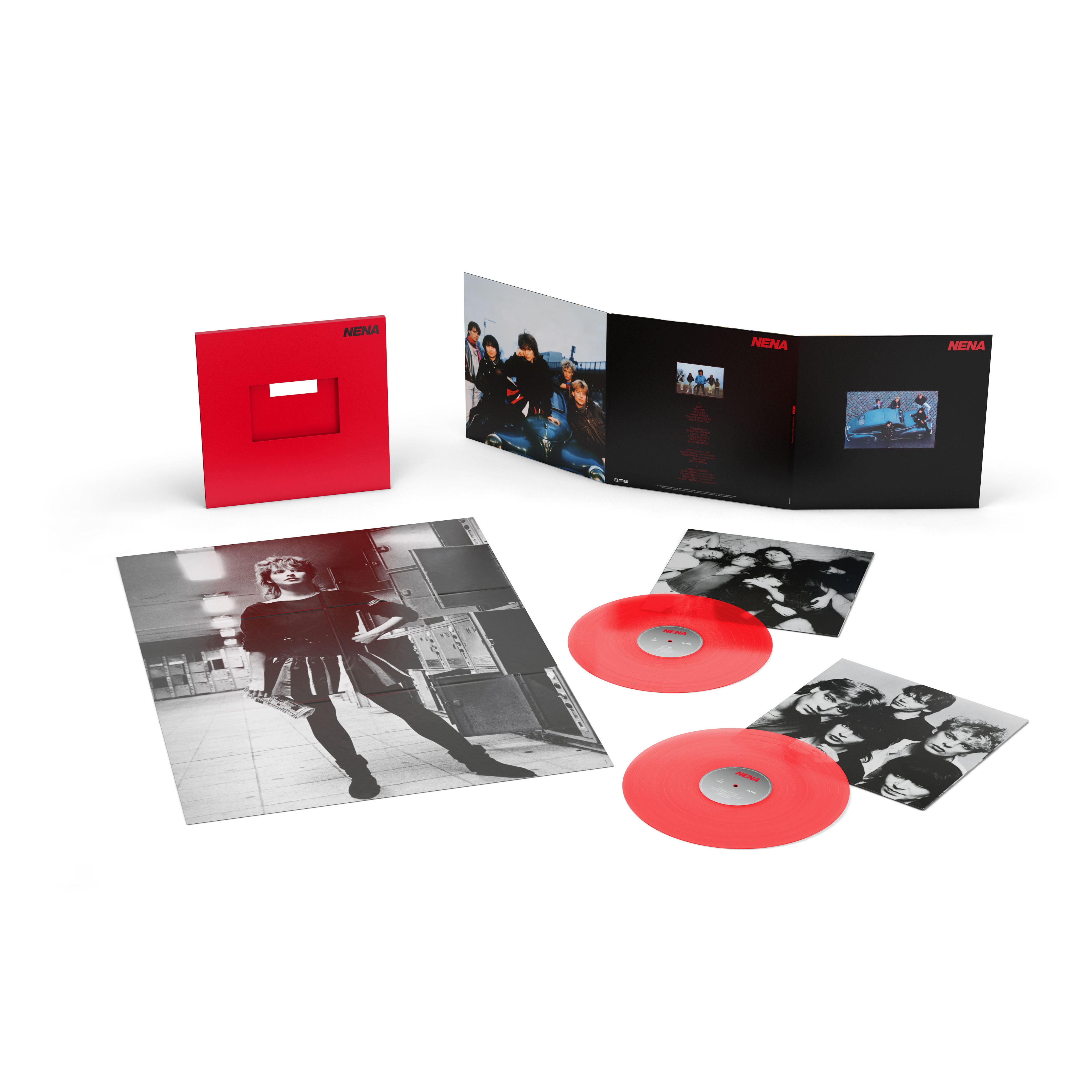 NENA (Remastered and Selected Works): Limited Edition Clear Red Colored Vinyl Double LP Set
