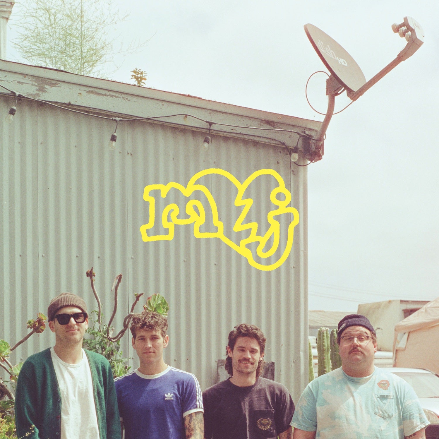 Limited Edition Blue and Yellow Vinyl LP Record of Bear Market with Blue Segments